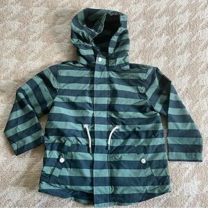 Zara Striped Rain Jacket